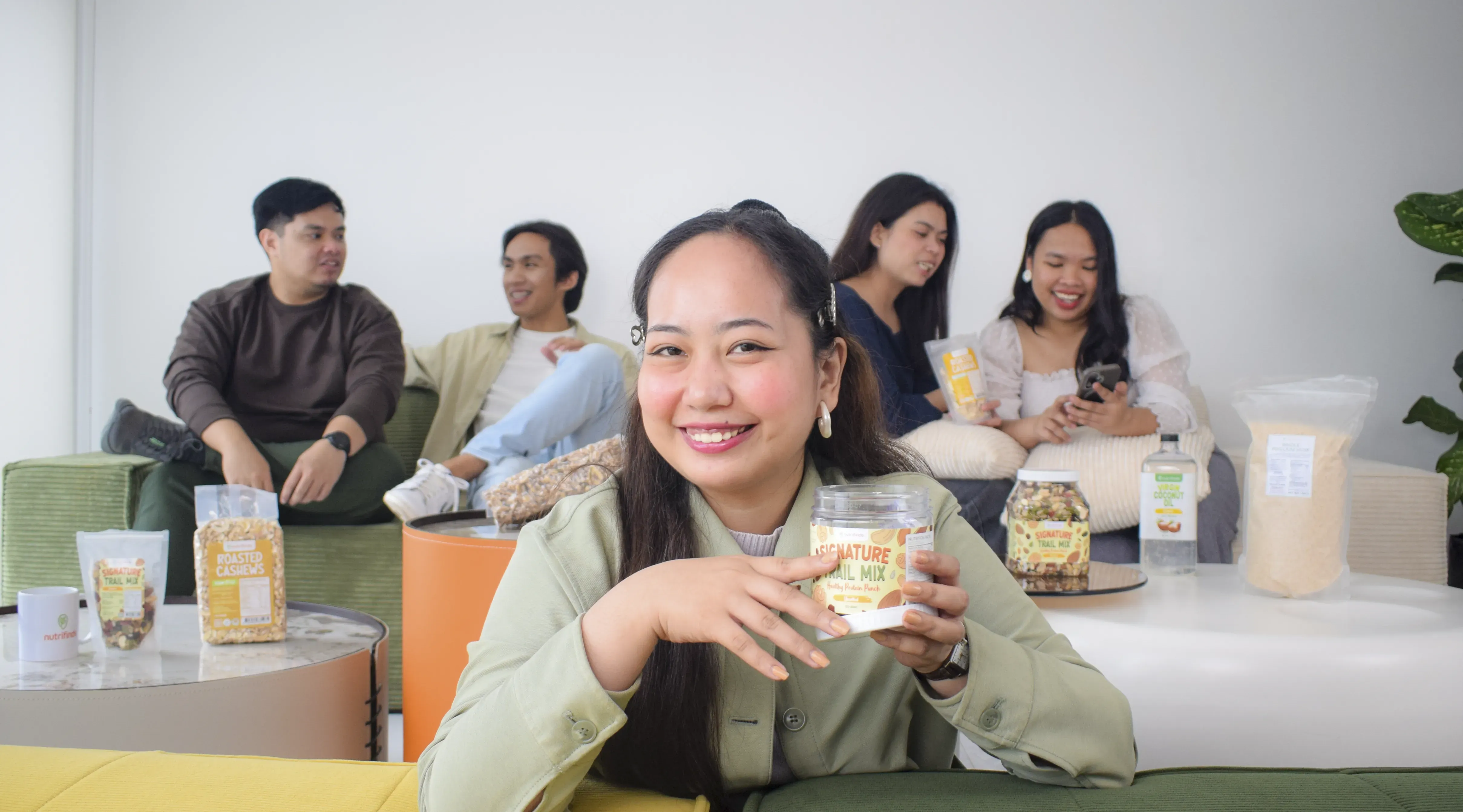 Nutrifinds team celebrating together