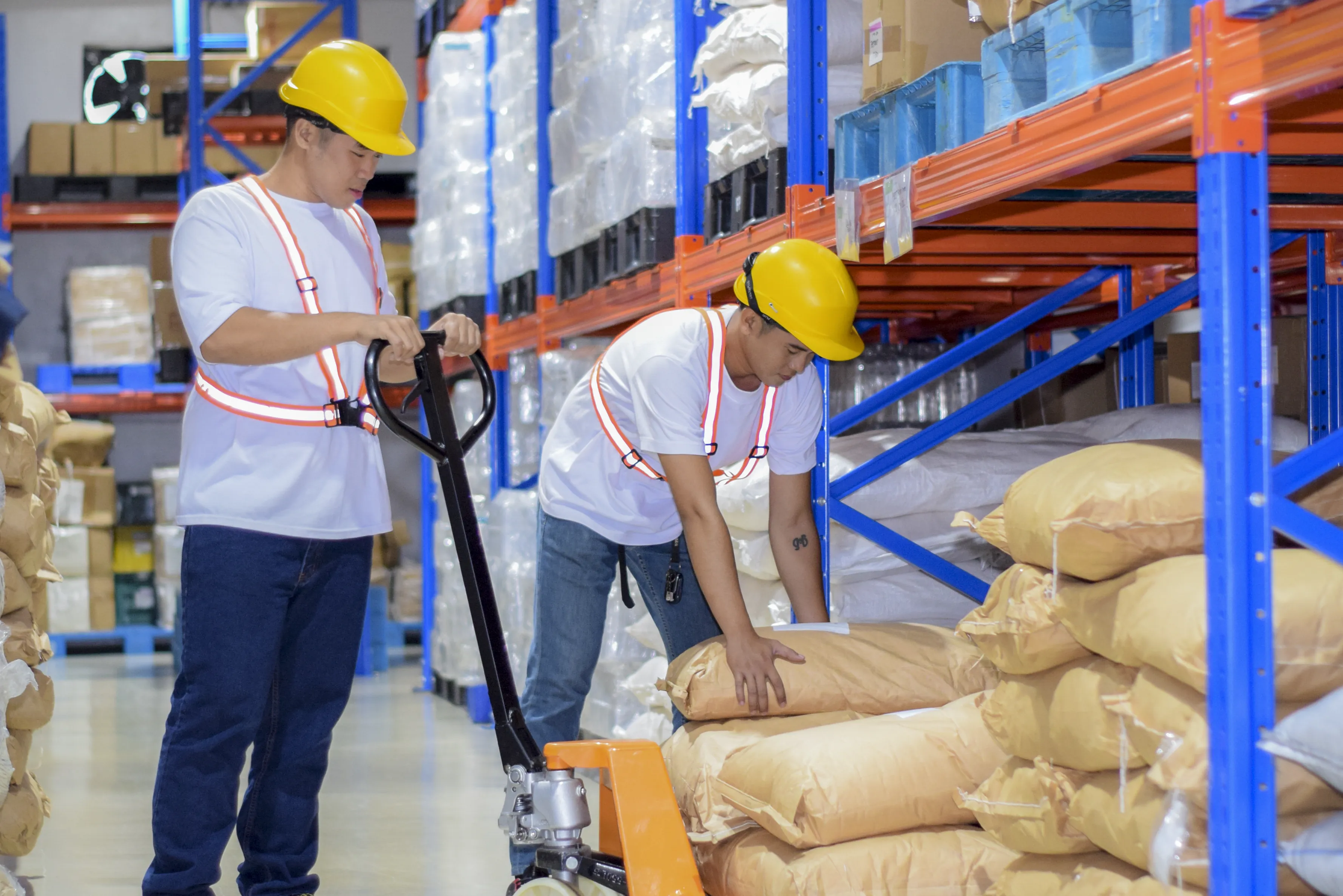 Supply Chain team in a warehouse